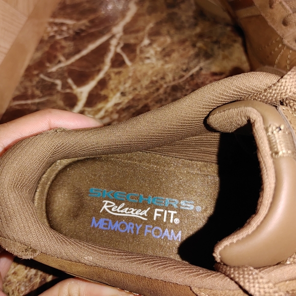 Skechers women's relaxed fit biker memory foam shoes sneaker size 7 - Picture 9 of 10